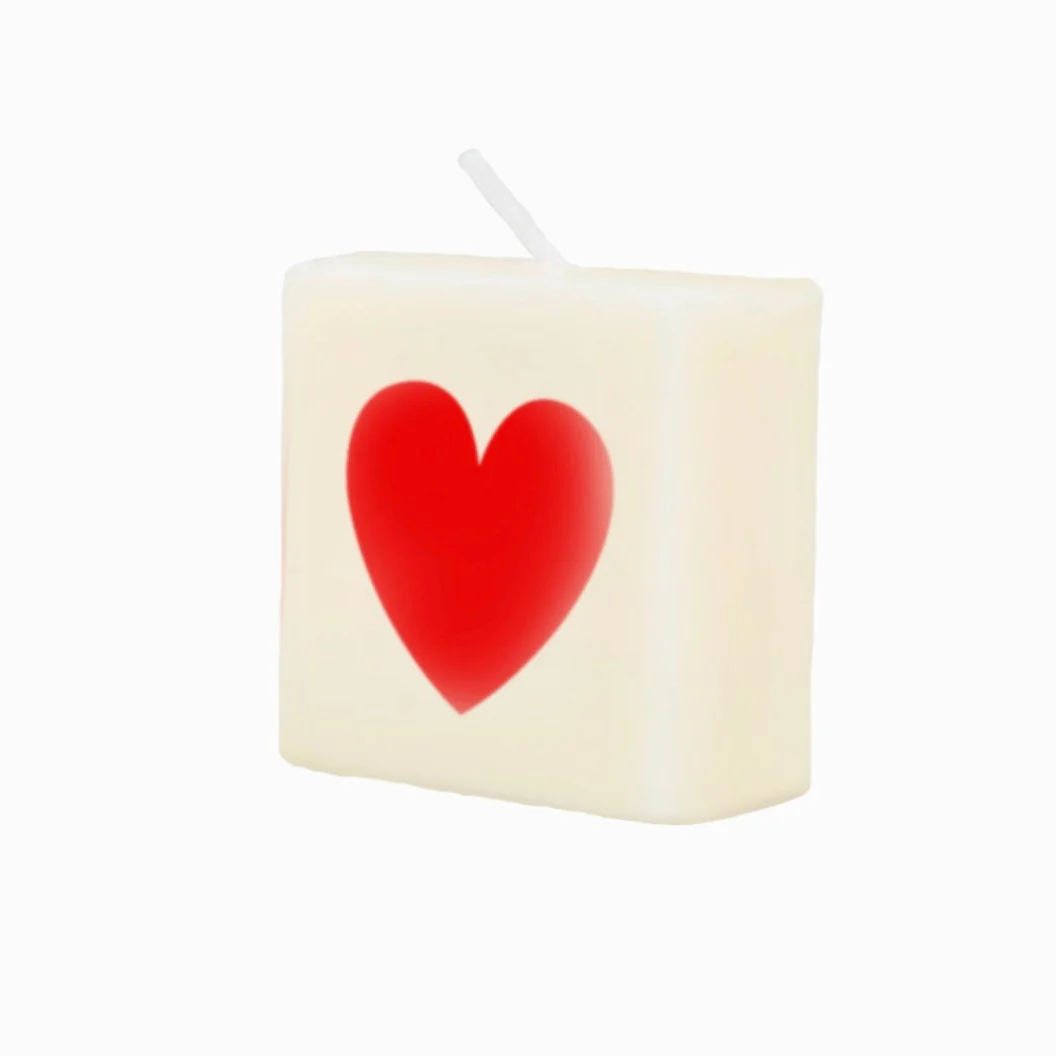 Bougies coeur rouge – Image 2